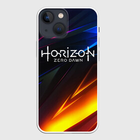 Чехол для iPhone 13 mini с принтом Horizon Zero Dawn STRIPES в Санкт-Петербурге,  |  | aloy | antasy girl | art | artwork | digital art | fantasy | horizon | horizon: zero dawn | landscape | tallneck | warrior fantasy | weapon | zero dawn