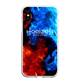 Чехол для iPhone XS Max матовый с принтом Horizon Zero Dawn FIRE в Санкт-Петербурге, Силикон | Область печати: задняя сторона чехла, без боковых панелей | aloy | antasy girl | art | artwork | digital art | fantasy | horizon | horizon: zero dawn | landscape | tallneck | warrior fantasy | weapon | zero dawn