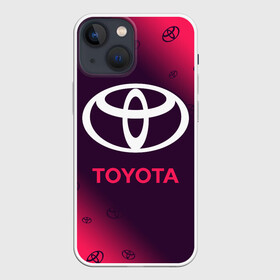 Чехол для iPhone 13 mini с принтом TOYOTA   ТОЙОТА в Санкт-Петербурге,  |  | Тематика изображения на принте: auto | camry | corolla | cruiser | land | logo | moto | rav | supra | toyota | авенсис | авто | автомобиль | камри | королла | крузер | ленд | лого | логотип | логотипы | марка | мото | рав | символ | тоета | тоеты | тойота | тойоты