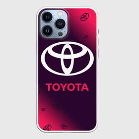 Чехол для iPhone 13 Pro Max с принтом TOYOTA   ТОЙОТА в Санкт-Петербурге,  |  | Тематика изображения на принте: auto | camry | corolla | cruiser | land | logo | moto | rav | supra | toyota | авенсис | авто | автомобиль | камри | королла | крузер | ленд | лого | логотип | логотипы | марка | мото | рав | символ | тоета | тоеты | тойота | тойоты