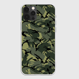 Чехол для iPhone 12 Pro с принтом Камуфляж в Санкт-Петербурге, силикон | область печати: задняя сторона чехла, без боковых панелей | амуниция | армия | болотный | военная | камуфляж | лесной | маскировка | охота | разведка | рыбалка | спецназ | страйкбол | тайга | форма | хаки