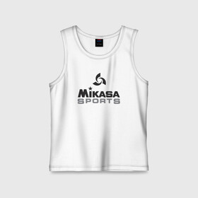 Детская майка хлопок с принтом MIKASA SPORTS в Санкт-Петербурге,  |  | Тематика изображения на принте: beach | mikasa | voleybal | volleyball | волебол | волейбол | волейболист | волейболистка | воллейбол | микаса | пляжный