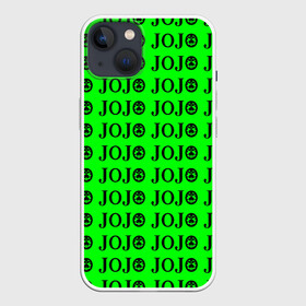 Чехол для iPhone 13 с принтом JoJo Bizarre Adventure в Санкт-Петербурге,  |  | anime | jojo | jojo’s bizarre adventure | аниме | анимэ | биззаре адвенчер | джо | джо джо | джоджо | джонатан джостар | дзёсукэ хигасиката | дзётаро кудзё | жожо | игги | кира | лого | манга | невероятные приключения