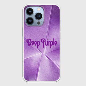 Чехол для iPhone 13 Pro с принтом Deep Purple в Санкт-Петербурге,  |  | deep | logo | purple | rock | whoosh | группа | знаменитости | лого | надпись | рок | текст