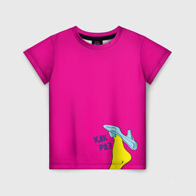 Детская футболка 3D с принтом Золушка в Санкт-Петербурге, 100% гипоаллергенный полиэфир | прямой крой, круглый вырез горловины, длина до линии бедер, чуть спущенное плечо, ткань немного тянется | disney | princess | дисней | золушка | туфелька