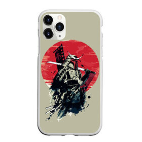 Чехол для iPhone 11 Pro матовый с принтом Samurai man в Санкт-Петербурге, Силикон |  | бамбук | катана | сакура | самурай | япония