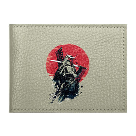 Обложка для студенческого билета с принтом Samurai man в Санкт-Петербурге, натуральная кожа | Размер: 11*8 см; Печать на всей внешней стороне | Тематика изображения на принте: бамбук | катана | сакура | самурай | япония