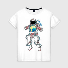 Женская футболка хлопок с принтом Elon Musk в Санкт-Петербурге, 100% хлопок | прямой крой, круглый вырез горловины, длина до линии бедер, слегка спущенное плечо | astronaut | celebrity | cosmonaut | cosmos | genius | gloves | planet | space | spacesuit | гений | знаменитость | космонавт | космос | перчатки | планета | скафандр