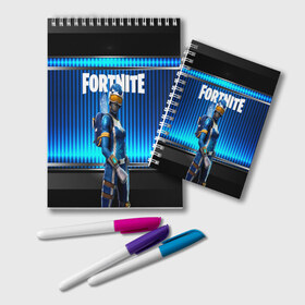 Блокнот с принтом FORTNITE в Санкт-Петербурге, 100% бумага | 48 листов, плотность листов — 60 г/м2, плотность картонной обложки — 250 г/м2. Листы скреплены удобной пружинной спиралью. Цвет линий — светло-серый
 | Тематика изображения на принте: 2019 | battle royale | chapter 2 | epic games | fortnite | game | season x | zombie | зомби | фортнайт