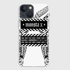 Чехол для iPhone 13 mini с принтом Monsta X в Санкт-Петербурге,  |  | dramarama | edm | hyungwon | idol | im | j pop | jooheon | k pop | kihyun | kpop | minhyuk | mv | shownu | the code | wonho | вонхо | монста х | хип хоп