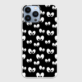 Чехол для iPhone 13 Pro Max с принтом Глазки в темноте в Санкт-Петербурге,  |  | baby | cartoon | cute | halloween | kawaii | lol | аниме | анимешный | бабочки | взгляд | глаза | детям | дисней | кавайный | летучие мыши | малыш | милый | мистика | мультяшный | ночные | ночь | няшный | паттерн | привидение