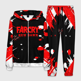 Мужской костюм 3D с принтом Far Cry в Санкт-Петербурге, 100% полиэстер | Манжеты и пояс оформлены тканевой резинкой, двухслойный капюшон со шнурком для регулировки, карманы спереди | Тематика изображения на принте: 1080p | evolution | far | far cry | far cry 1 | far cry 2019 | far cry 3 | far cry 4 | far cry 5 | far cry 6 | far cry new dawn | far cry primal | gameplay | pc | ubisoft | ваас | прохождение