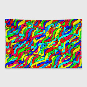 Флаг-баннер с принтом Красочные узоры/абстракционизм в Санкт-Петербурге, 100% полиэстер | размер 67 х 109 см, плотность ткани — 95 г/м2; по краям флага есть четыре люверса для крепления | abstract | art | neon | pattern | аниме | анимешные | арт | брызги | ван гог | волны | восточный | змеи | искусство | картина | кислотный | краска | краски | море | мысли | неоновые | радуга | радужные | разноцветные