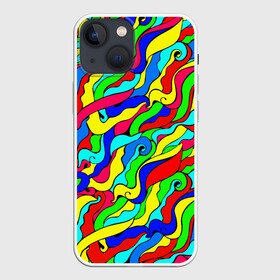 Чехол для iPhone 13 mini с принтом Красочные узоры абстракционизм в Санкт-Петербурге,  |  | abstract | art | neon | pattern | аниме | анимешные | арт | брызги | ван гог | волны | восточный | змеи | искусство | картина | кислотный | краска | краски | море | мысли | неоновые | радуга | радужные | разноцветные