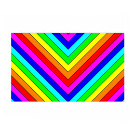 Бумага для упаковки 3D с принтом Rainbow Stripes в Санкт-Петербурге, пластик и полированная сталь | круглая форма, металлическое крепление в виде кольца | Тематика изображения на принте: geometry | gradient | neon | геометрические | градиент | детям | кислота | кислотный | конус | красочный | линии | неоновые | пирамида | полоска | полосы | радуга | радужный | разноцветные | сочный | треугольники