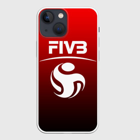 Чехол для iPhone 13 mini с принтом FIVB ВОЛЕЙБОЛ в Санкт-Петербурге,  |  | fivb | voleybal | volleyball | волебол | волейбол | волейбола | волейболист | волейболистка | воллейбол | международная | федерация | фивб