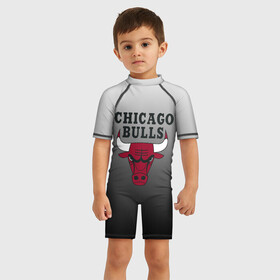 Детский купальный костюм 3D с принтом JORDAN   CHICAGO BULLS в Санкт-Петербурге, Полиэстер 85%, Спандекс 15% | застежка на молнии на спине | basketball | jordan | michael | michael jordan | баскетбол | джордан | майкл | стиль