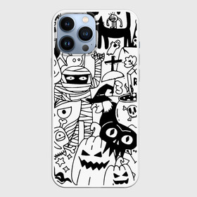 Чехол для iPhone 13 Pro Max с принтом Halloween в Санкт-Петербурге,  |  | fanfs | halloween | jaw | mummy | pumpkin | skull | tomb | клыки | могила | мумия | пасть | тыква | хэллоуин | череп