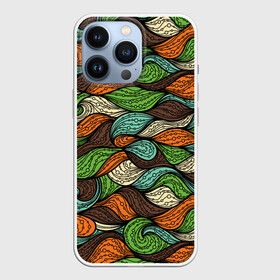 Чехол для iPhone 13 Pro с принтом Абстрактные волны в Санкт-Петербурге,  |  | abstract | art | graphic | modern | nature | ocean | paint | pattern | sea | storm | waves | абстракция | арт | волна | волнуется | графика | искусство | краска | красочные | маринизм | маринист | модерн | море | мореман | океан | природа