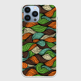 Чехол для iPhone 13 Pro Max с принтом Абстрактные волны в Санкт-Петербурге,  |  | abstract | art | graphic | modern | nature | ocean | paint | pattern | sea | storm | waves | абстракция | арт | волна | волнуется | графика | искусство | краска | красочные | маринизм | маринист | модерн | море | мореман | океан | природа