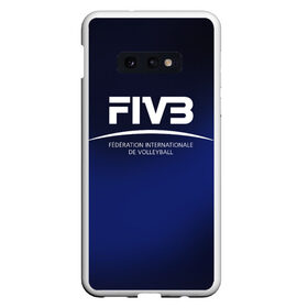 Чехол для Samsung S10E с принтом FIVB Volleyball в Санкт-Петербурге, Силикон | Область печати: задняя сторона чехла, без боковых панелей | Тематика изображения на принте: fivb | voleybal | volleyball | волебол | волейбол | волейбола | волейболист | волейболистка | воллейбол | международная | федерация | фивб