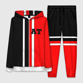 Женский костюм 3D с принтом Athletic team red and black в Санкт-Петербурге,  |  | at | athletic | athletic team | bodybuilding | crossfit | fitness | mma | motivation | power | sport | strong | team | traninig | workout | бодибилдинг | зож | кросфит | мотивация. сила.смешанные единоборства. | спорт | спорт зал | фитнес | фитн