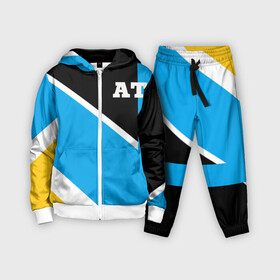 Детский костюм 3D с принтом Athletic team blue в Санкт-Петербурге,  |  | armsport | at | athletic | athletic team | bodybuilding | crossfit | fitnes | gym | life | mma | powerlifting | sport | street | team | traning | workout | ат | атлетизм | бодибилдинг | зож | кросфит | мотивация | спорт | тренажерный зал | тренировки | фи