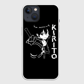 Чехол для iPhone 13 с принтом Kirito стилизованный в Санкт-Петербурге,  |  | art | asuna | kirito | online | sao | sword | асуна | киригая | кирито | мастера | меча | мечник | онлайн | сао | черный | юки