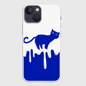 Чехол для iPhone 13 mini с принтом Milk Cat в Санкт-Петербурге,  |  | cat | cats | japan | kitty | milk | кавай | кот | котейка | котенок | котик | кошка | кошки | милград | молоко | ня | япония