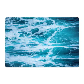 Магнитный плакат 3Х2 с принтом Вода волны пена море в Санкт-Петербурге, Полимерный материал с магнитным слоем | 6 деталей размером 9*9 см | вода | волны | море | морская пена | океан | отдых | пена | пучина