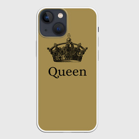 Чехол для iPhone 13 mini с принтом Фредди Меркьюри в Санкт-Петербурге,  |  | queen | корона | рок | рок группа | фредди меркьюри.