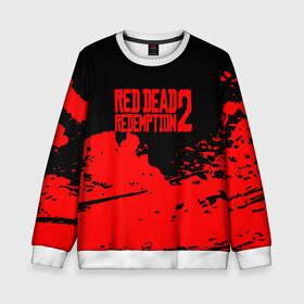 Детский свитшот 3D с принтом RED DEAD REDEMPTION 2 в Санкт-Петербурге, 100% полиэстер | свободная посадка, прямой крой, мягкая тканевая резинка на рукавах и понизу свитшота | rdr 2 | rdr2 | rdr2 pc | red dead 2 | red dead online | red dead redemption | red dead redemption 2 | red dead redemption 2 gameplay | red dead redemption 2 pc | western