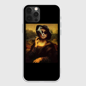 Чехол для iPhone 12 Pro Max с принтом jaKondA в Санкт-Петербурге, Силикон |  | jakonda | mona lisa | smoking | woman | девушка | джаконда | мона лиза