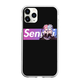 Чехол для iPhone 11 Pro матовый с принтом ReZero в Санкт-Петербурге, Силикон |  | anime | glitch | japan | ram | re | rem | rezero | senpai | subaru | waifu | zero | анимация | аниме | вайфу | глитч | глич | мультсериал | мультфильм | семпай | сенпай | сериал | япония