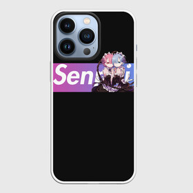 Чехол для iPhone 13 Pro с принтом Re:Zero в Санкт-Петербурге,  |  | anime | glitch | japan | ram | re | rem | rezero | senpai | subaru | waifu | zero | анимация | аниме | вайфу | глитч | глич | мультсериал | мультфильм | семпай | сенпай | сериал | япония