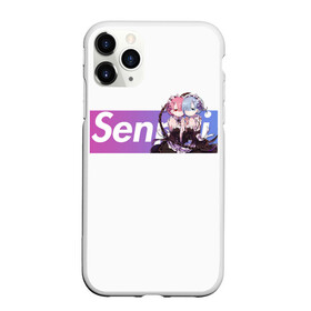 Чехол для iPhone 11 Pro матовый с принтом ReZero в Санкт-Петербурге, Силикон |  | anime | glitch | japan | ram | re | rem | rezero | senpai | subaru | waifu | zero | анимация | аниме | вайфу | глитч | глич | мультсериал | мультфильм | семпай | сенпай | сериал | япония