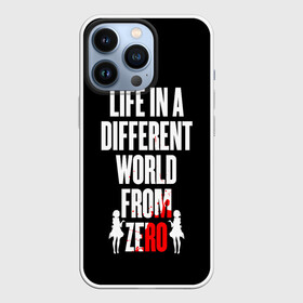 Чехол для iPhone 13 Pro с принтом Re:Zero в Санкт-Петербурге,  |  | anime | glitch | japan | ram | re | rem | rezero | senpai | subaru | waifu | zero | анимация | аниме | вайфу | глитч | глич | мультсериал | мультфильм | семпай | сенпай | сериал | япония