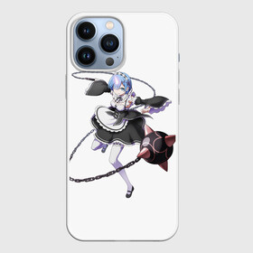 Чехол для iPhone 13 Pro Max с принтом Re:Zero в Санкт-Петербурге,  |  | anime | glitch | japan | ram | re | rem | rezero | senpai | subaru | waifu | zero | анимация | аниме | вайфу | глитч | глич | мультсериал | мультфильм | семпай | сенпай | сериал | япония