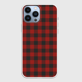 Чехол для iPhone 13 Pro Max с принтом Бордовая клетка в Санкт-Петербурге,  |  | cage | cage pattern | checkered ornament | ornament | pattern | print cage | tartan | бордовая клетка | клетка | клетка узор | клетчатый орнамент | орнамент | принт клетка | тартан | узор | шотландка | шотландская клетка