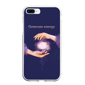 Чехол для iPhone 7Plus/8 Plus матовый с принтом Генерация энергии в Санкт-Петербурге, Силикон | Область печати: задняя сторона чехла, без боковых панелей | волшебство | йога | магия | медитация | сила | эзотерика | энергия