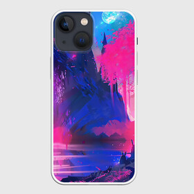 Чехол для iPhone 13 mini с принтом Неоновые Краски в Санкт-Петербурге,  |  | неон | неоновые краски | рисунок | фентези