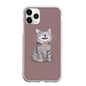 Чехол для iPhone 11 Pro Max матовый с принтом Котёнок ыыы в Санкт-Петербурге, Силикон |  | Тематика изображения на принте: арт | кот | котёнок | кошка | мем | мемный кот | мемный котенок | мэм | мэмный котёнок | рисунок | серый | серый кот | тёмный | фиолетовый