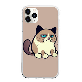 Чехол для iPhone 11 Pro матовый с принтом Великий Grumpy Cat в Санкт-Петербурге, Силикон |  | grumpy cat | арт | кот | кот grumpy cat | котёнок | кошка | недовольный кот | рисунок