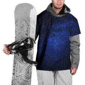 Накидка на куртку 3D с принтом Космос в Санкт-Петербурге, 100% полиэстер |  | белые пятна