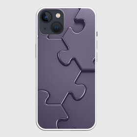 Чехол для iPhone 13 с принтом Puzzles в Санкт-Петербурге,  |  | puzzles | геометрические пазлы | крупные пазлы | модные пазлы | пазл | пазлы