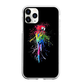 Чехол для iPhone 11 Pro матовый с принтом Попугай в Санкт-Петербурге, Силикон |  | bird | colors | eweryday | life | nature | ара | креатив | повседневный стиль | попугай | природа | птица | радуга | разноцветный | темный