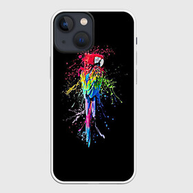 Чехол для iPhone 13 mini с принтом Попугай в Санкт-Петербурге,  |  | bird | colors | eweryday | life | nature | ара | креатив | повседневный стиль | попугай | природа | птица | радуга | разноцветный | темный
