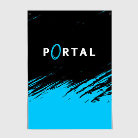 Постер с принтом PORTAL / ПОРТАЛ в Санкт-Петербурге, 100% бумага
 | бумага, плотность 150 мг. Матовая, но за счет высокого коэффициента гладкости имеет небольшой блеск и дает на свету блики, но в отличии от глянцевой бумаги не покрыта лаком | game | games | half | half life | halflife | life | logo | portal | portal 2 | portal2 | valve | игра | игры | лайф | лого | логотип | логотипы | портал | портал 2 | портал2 | символ | символы | халф | халф лайф | халфлайф