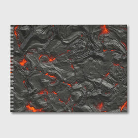 Альбом для рисования с принтом Застывшая лава в Санкт-Петербурге, 100% бумага
 | матовая бумага, плотность 200 мг. | абстрактные | абстрактный | абстракция | вилканический | вулкан | вулканические | камень | лава | магма | обсидиан | обсидиановый | огонь