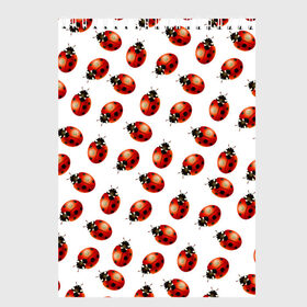Скетчбук с принтом Нашествие божьих коровок в Санкт-Петербурге, 100% бумага
 | 48 листов, плотность листов — 100 г/м2, плотность картонной обложки — 250 г/м2. Листы скреплены сверху удобной пружинной спиралью | animals | cute | girl | ladybug | nature | pattern | red | summer | бабочки | божьи коровки | божья коровка | горошек | девушкам | животные | жук | жуки | кружочки | крылья | лето | милые | насекомые | паттерн | пауки | подарок
